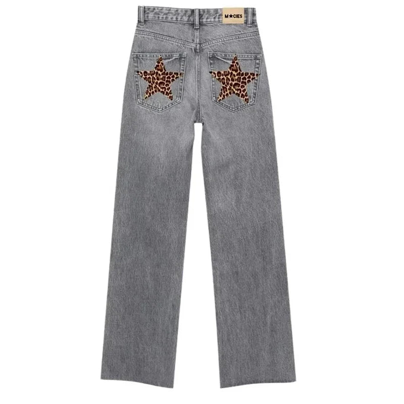 Jean Femme Taille Haute – Ceinture en Denim