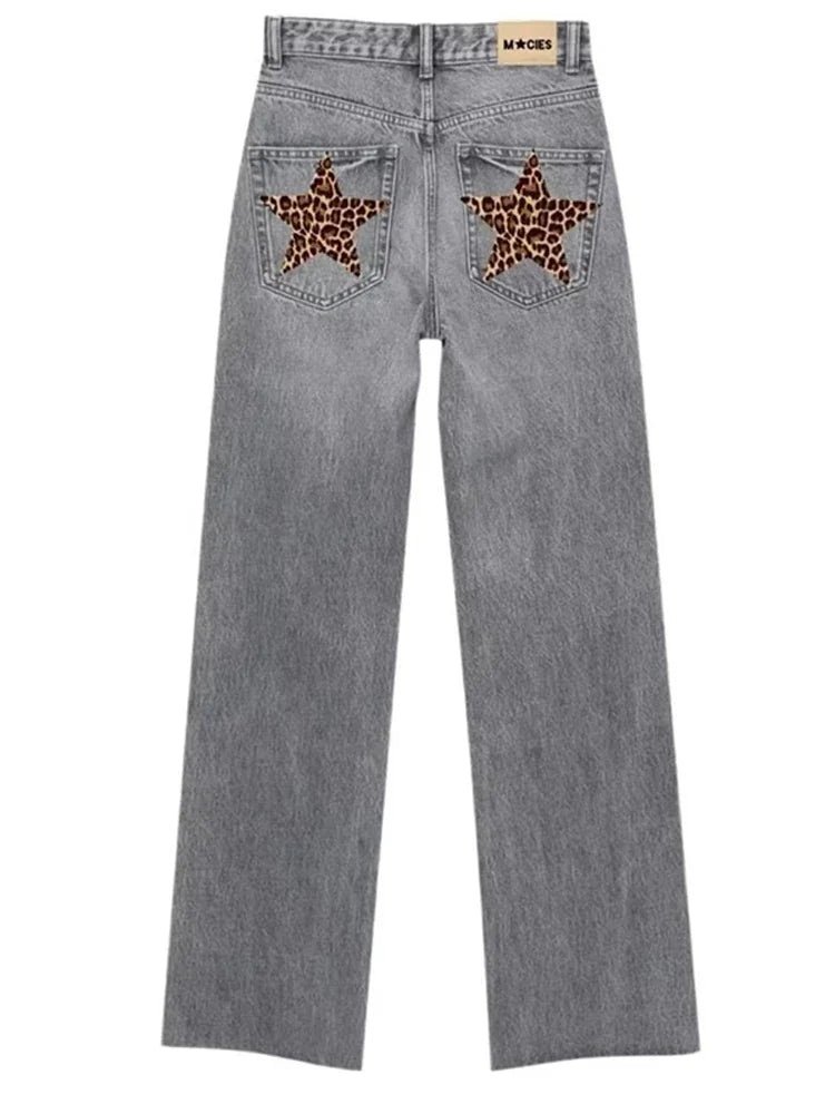 Jean Femme Taille Haute – Ceinture en Denim