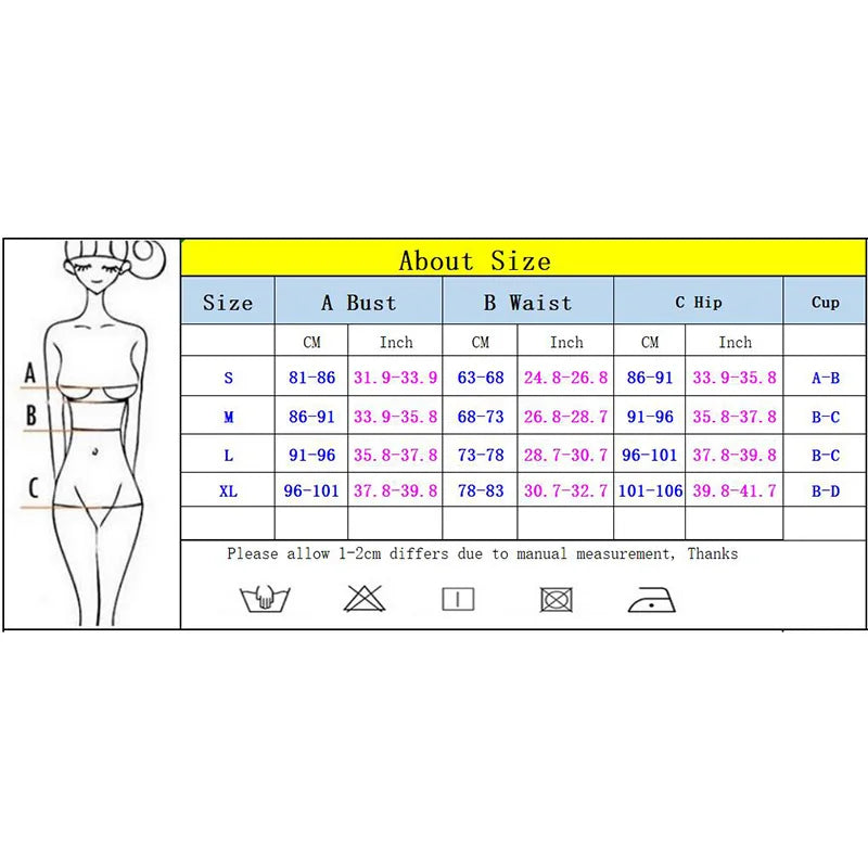 Ensemble Bikini 3 Pièces pour Femme