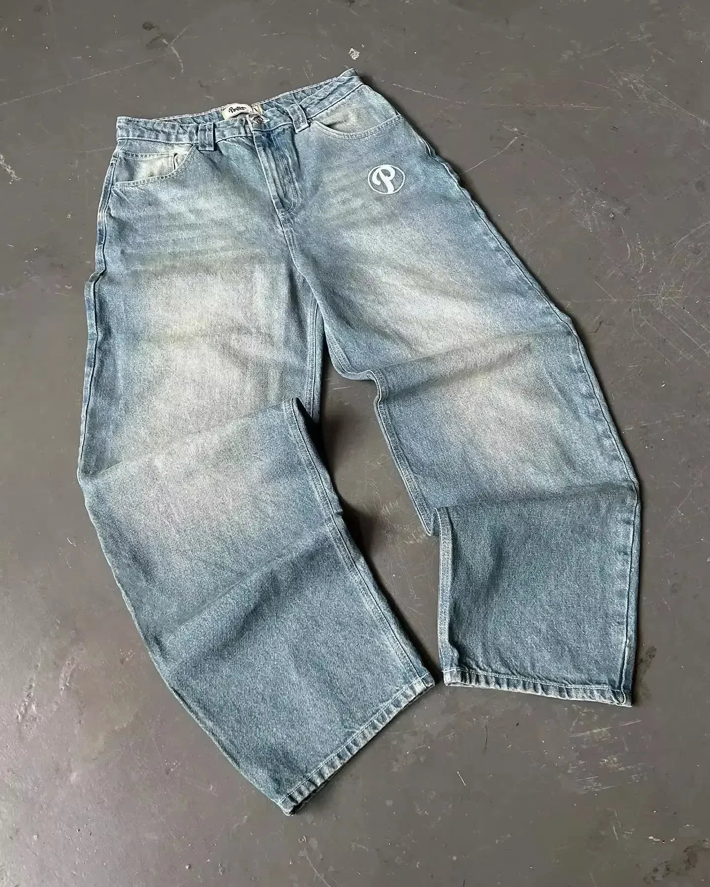 Jean Déchiré Délavé pour Homme – Style Américain Rétro & High Street